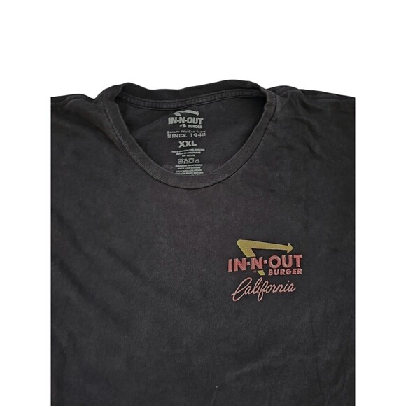 In-N-Out Classic Car Graphic Black T Shirt Size XXL - Picture 3 of 5